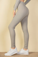 Load image into Gallery viewer, Tie-Front Ribbed Lounge Leggings