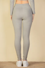 Load image into Gallery viewer, Tie-Front Ribbed Lounge Leggings