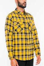 Load image into Gallery viewer, Long Sleeve Flannel Full Plaid Checkered Shirt