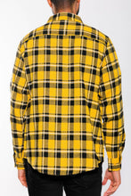 Load image into Gallery viewer, Long Sleeve Flannel Full Plaid Checkered Shirt