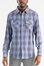 Load image into Gallery viewer, Long Sleeve Flannel Full Plaid Checkered Shirt