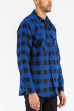 Load image into Gallery viewer, Mens Quilted Padded Flannel