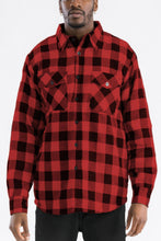 Load image into Gallery viewer, Mens Quilted Padded Flannel