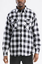 Load image into Gallery viewer, Mens Quilted Padded Flannel