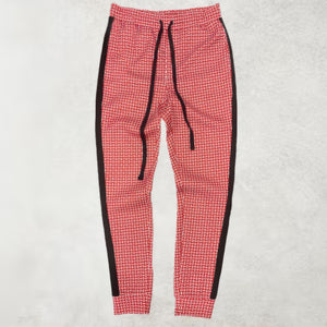 Men's Patterned Sweatpants With Side Stripe