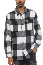 Load image into Gallery viewer, Mens Checkered Soft Flannel Shacket