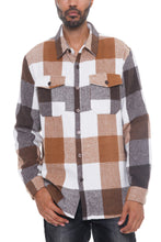 Load image into Gallery viewer, Mens Checkered Soft Flannel Shacket