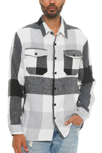 Load image into Gallery viewer, Mens Checkered Soft Flannel Shacket