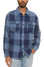 Load image into Gallery viewer, Mens Checkered Soft Flannel Shacket