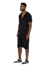 Load image into Gallery viewer, Zip Pocket Shorts And Short Sleeve Top