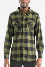 Load image into Gallery viewer, Checkered Long Sleeve Flannel Shirt