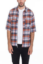 Load image into Gallery viewer, Casual Short Sleeve Zippered Shirts