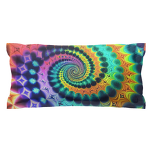 Load image into Gallery viewer, AACC Graphic RainBow Spiral Pillow Shams