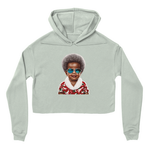 Young Mizz Claus Crop Hoodies