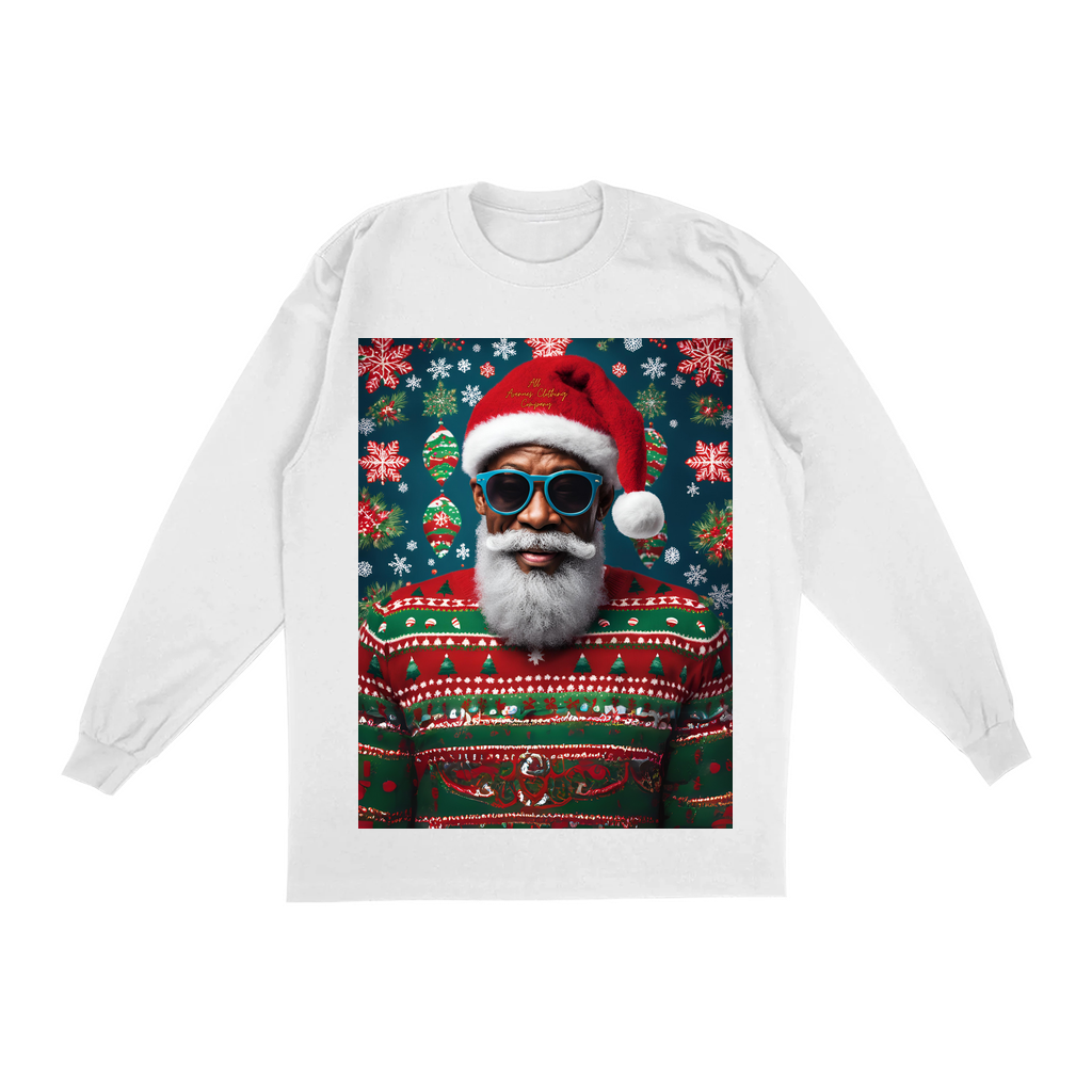 Brotha Chris Christmas Oversized Long Sleeve Shirts