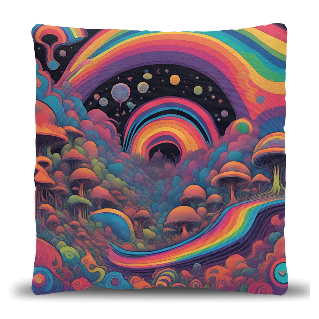 Welcome to Wonder Land East Woven Pillows