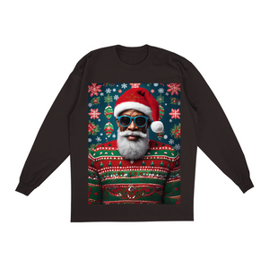 Brotha Chris Christmas Oversized Long Sleeve Shirts