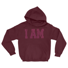 Load image into Gallery viewer, I AM {RED} Hoodies (No-Zip/Pullover)