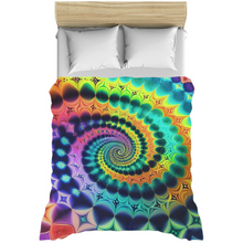 Load image into Gallery viewer, AACC Graphic  Rainbow Spiral Duvet Covers