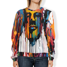 Load image into Gallery viewer, Painted Faces All-Over Print Sweatshirts