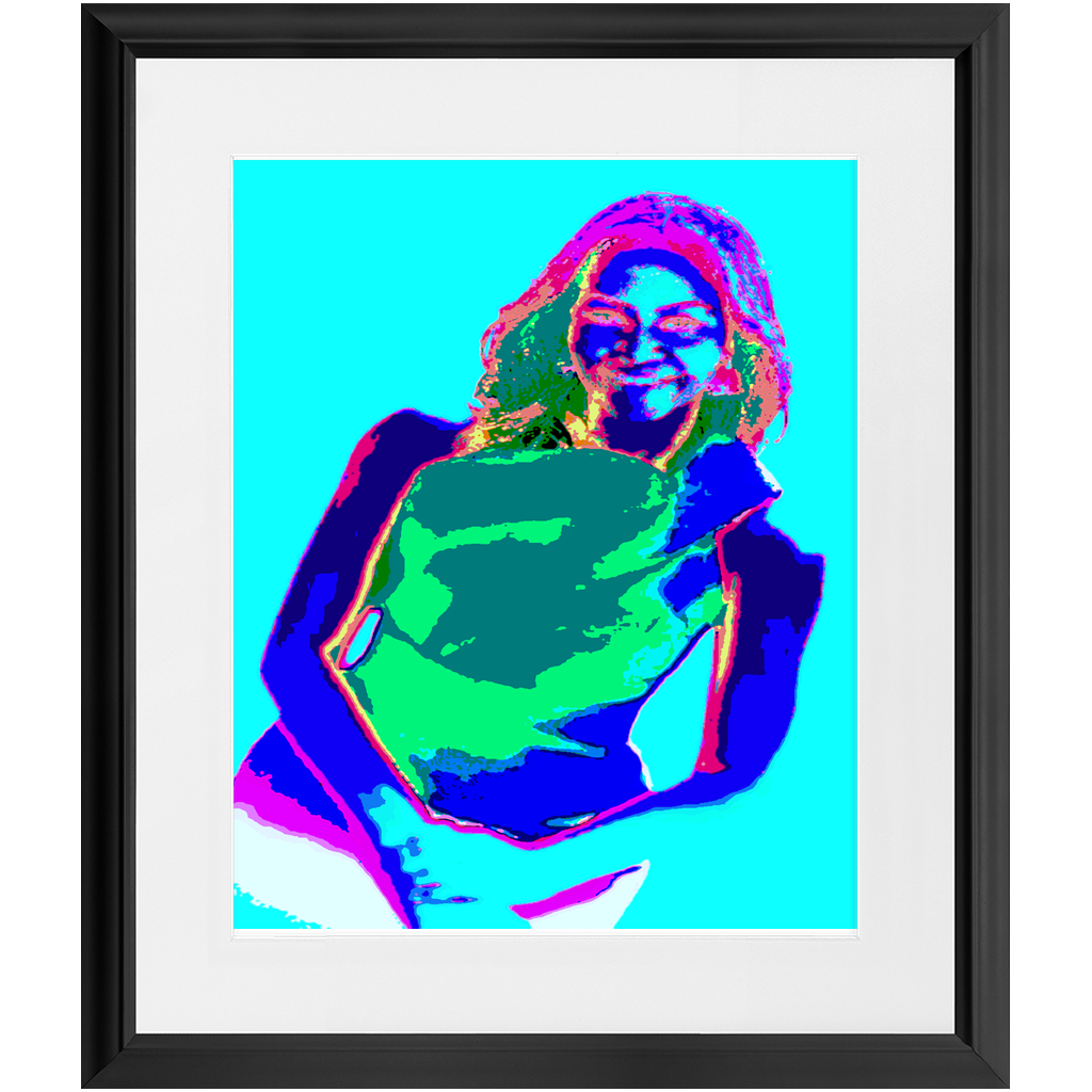 FIRST LADY.  Custom Art Framed Prints 16 × 20