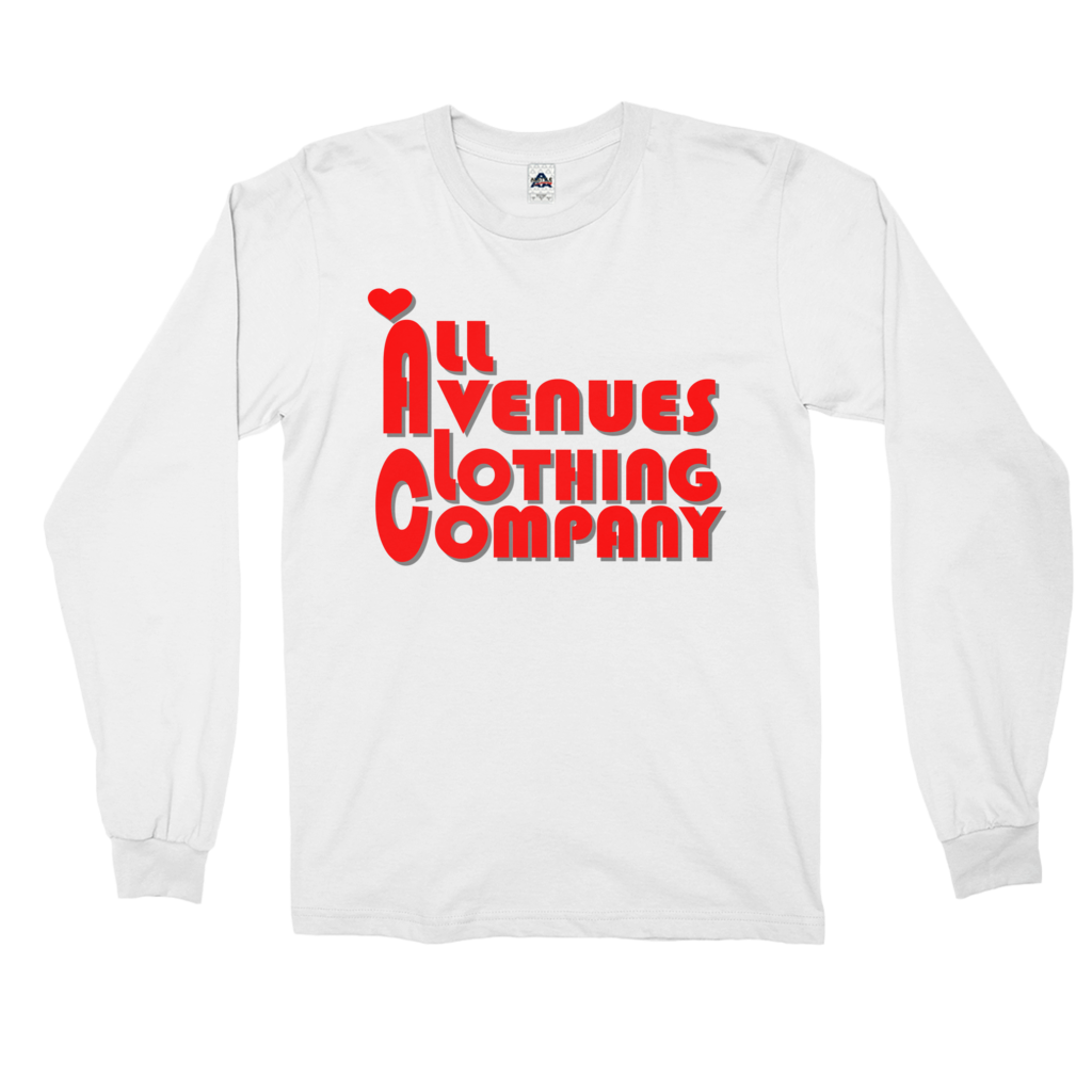 All Avenues Clothing Company RED Long Sleeve Shirts