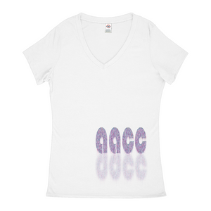 aacc shadow drip reflection Ladies T-Shirts