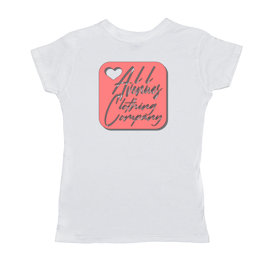 All Avenues Clothing Company Pink   Ladies  T-Shirts