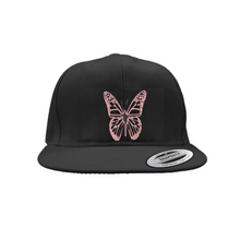 Load image into Gallery viewer, YIRAH GRACE Pink Butterfly Snapback Caps