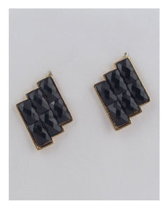 Faux stone earrings