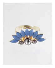 Load image into Gallery viewer, Faux stone adjustable ring