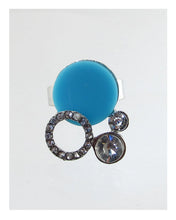 Load image into Gallery viewer, Adjustable faux stone ring
