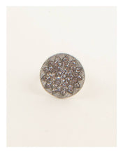 Load image into Gallery viewer, Circle w/ rhinestones adjustable ring