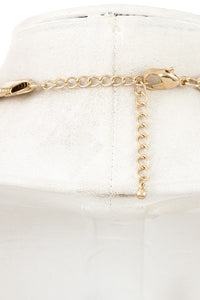 Omega chain collar neckace set