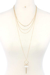 Metal Layered Necklace