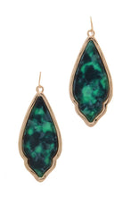 Load image into Gallery viewer, Acetate Moroccan Shape Drop Earring