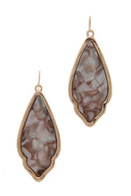 Load image into Gallery viewer, Acetate Moroccan Shape Drop Earring