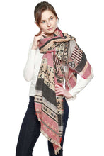 Load image into Gallery viewer, Aztec Pattern Bohemian Oblong Scarf