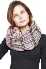 Load image into Gallery viewer, Plaid Infinity Scarf