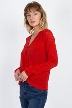 Load image into Gallery viewer, Twist Hem Brushed Knit Top