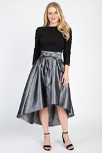 Load image into Gallery viewer, Taffeta High-low Skirt