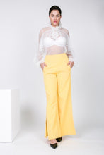 Load image into Gallery viewer, Side Slit Detail Wide Leg Pants