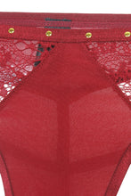 Load image into Gallery viewer, Open Cage Back Thong W/ Mesh