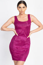 Load image into Gallery viewer, Metallic Glitter Mini Dress
