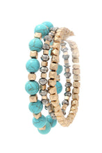 Load image into Gallery viewer, Beaded Stretch Bracelet Set