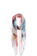 Load image into Gallery viewer, Chic Soft Multi Color Feather Print Scarf