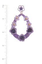 Load image into Gallery viewer, Floral Post Drop Earring