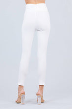 Load image into Gallery viewer, High Waisted Belted Pegged Stretch Pant