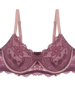 Load image into Gallery viewer, Two Tone Floral Lace Push Up Bra