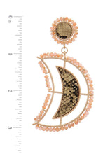 Load image into Gallery viewer, Beaded Snake Pattern Post Drop Earring